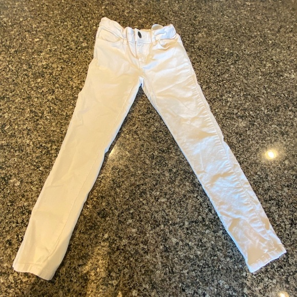🔆3/$25🔆 JOE FRESH KIDS (Girls) Ivory Corduroy Pants with Adjustable Waist Size 6 - Picture 1 of 8